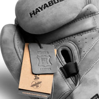 Hayabusa bokshandschoenen grijs voor boksen en kickboksen