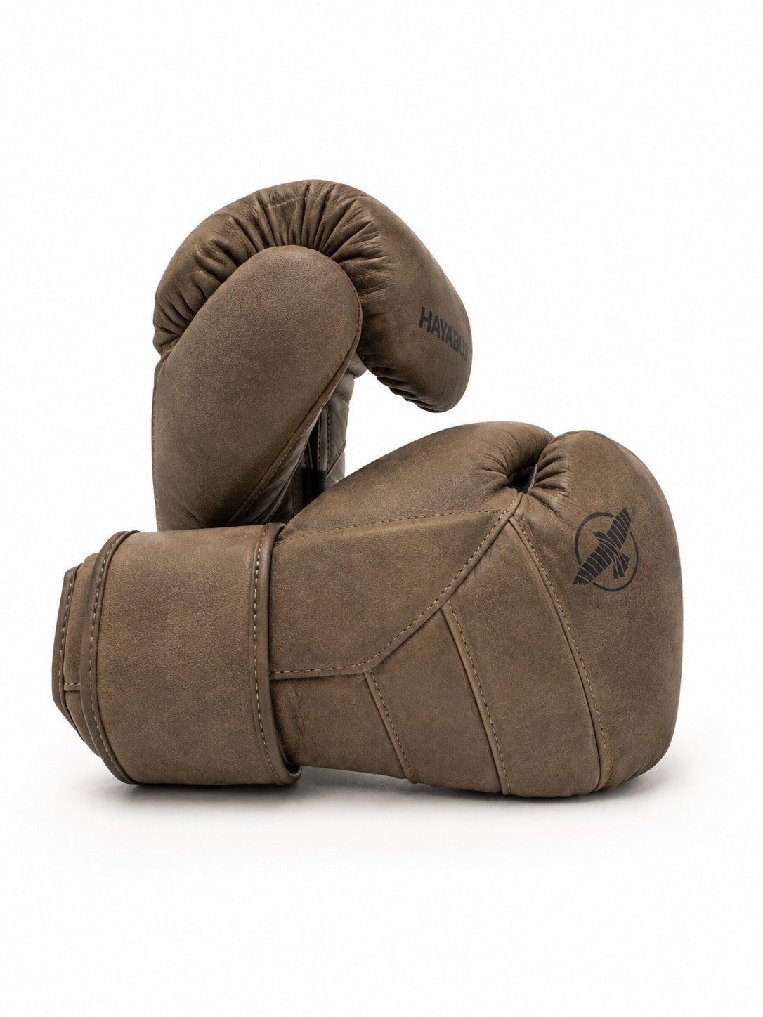 Hayabusa bokshandschoenen bruin leer voor boksen en kickboksen