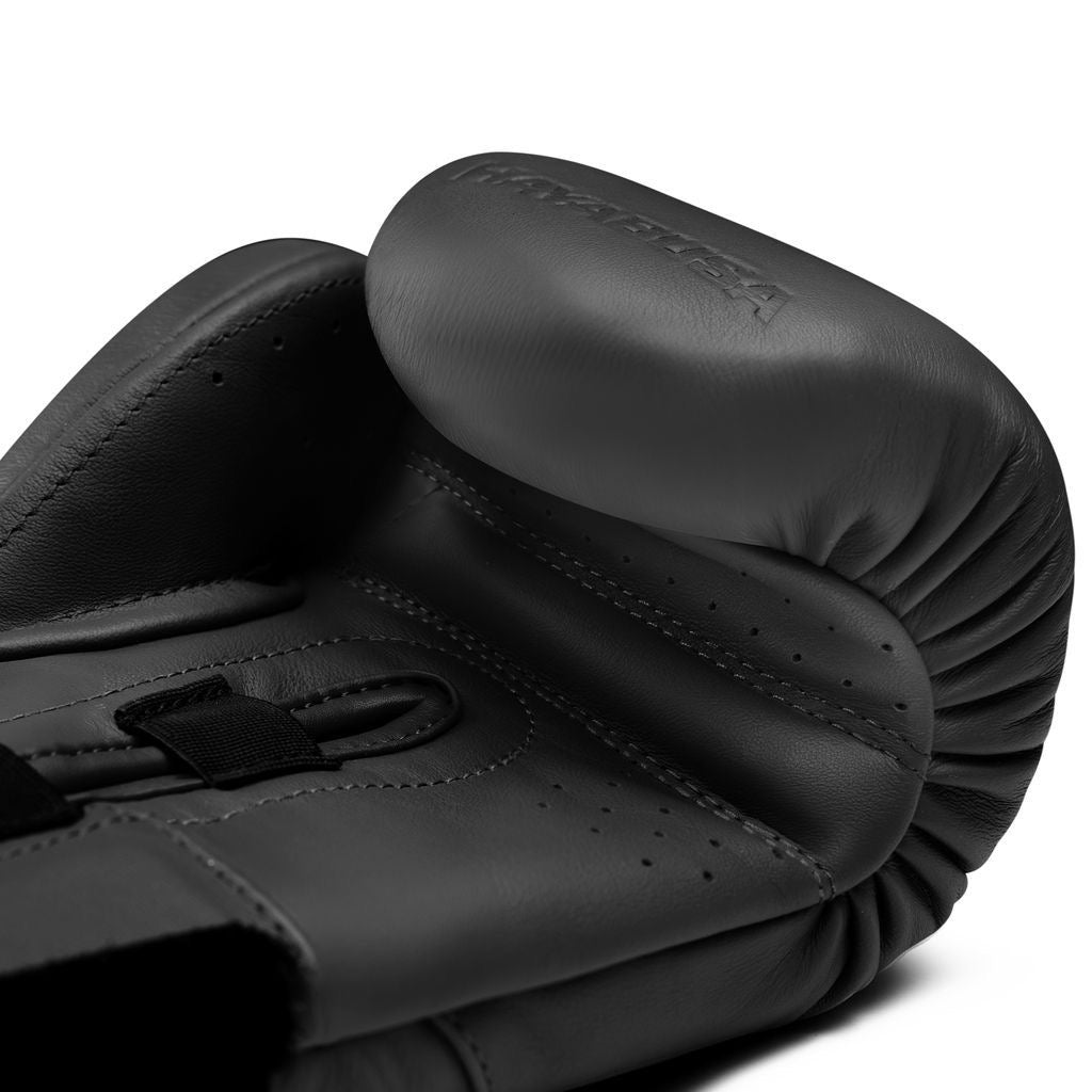 Hayabusa leren bokshandschoenen zwart voor boksen en kickboksen
