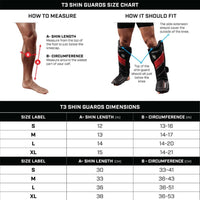 Hayabusa Striking Shinguards T3 Black