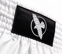 kickboksbroek van hayabusa in het wit