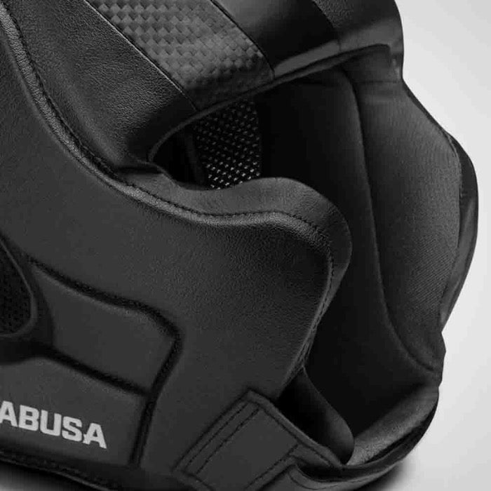 Zwarte hoofdbeschermer van hayabusa  voor boksen en kickboksen
