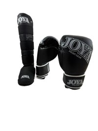 JOYA Top One Bundel – Handschoenen & Scheenbeschermers met Elastiek 14 oz