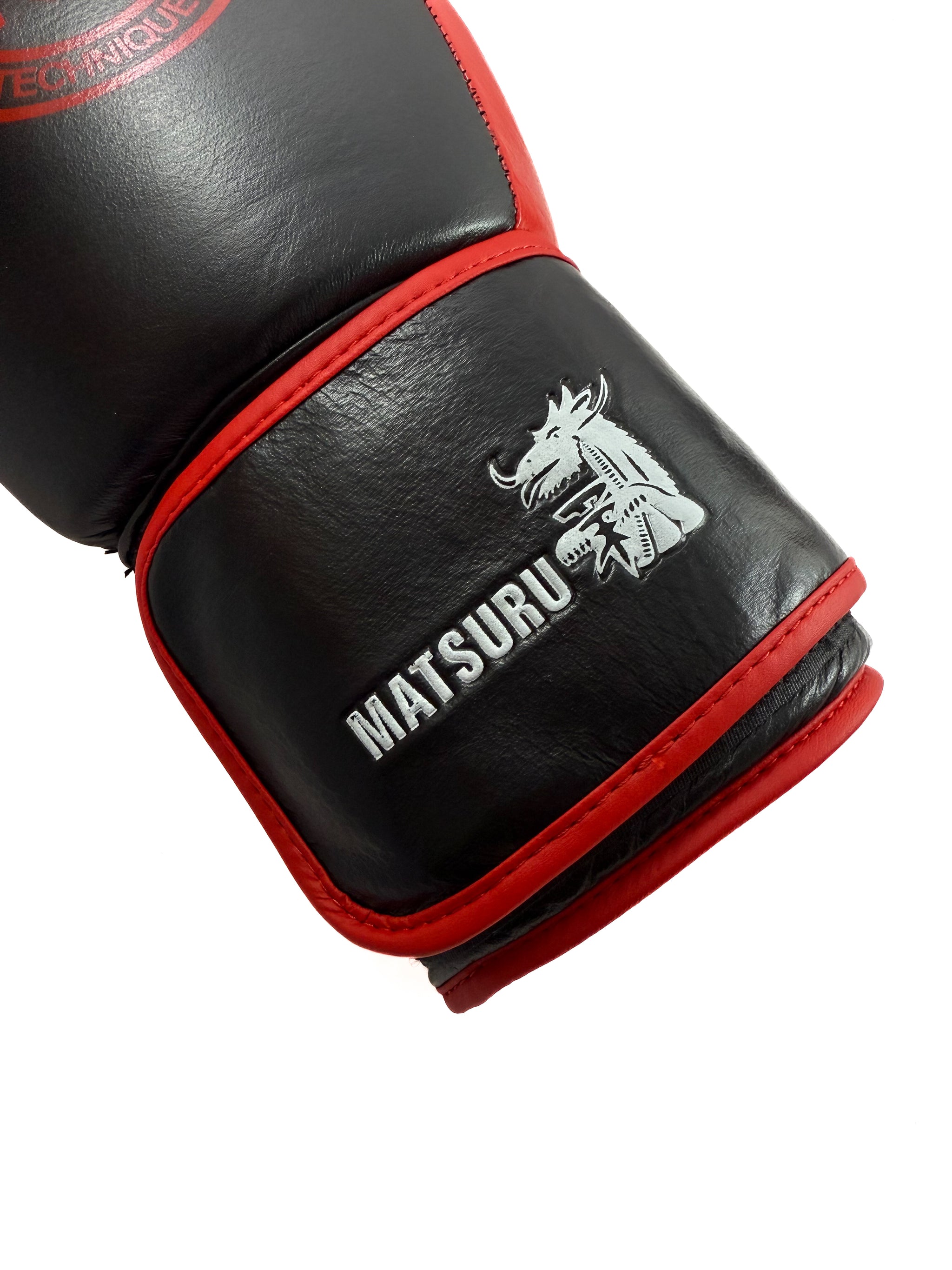 MATSURU Bokshandschoen Pattaya zwart/ rood
