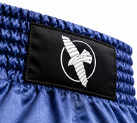 Blauwe hayabusa kickboksbroek