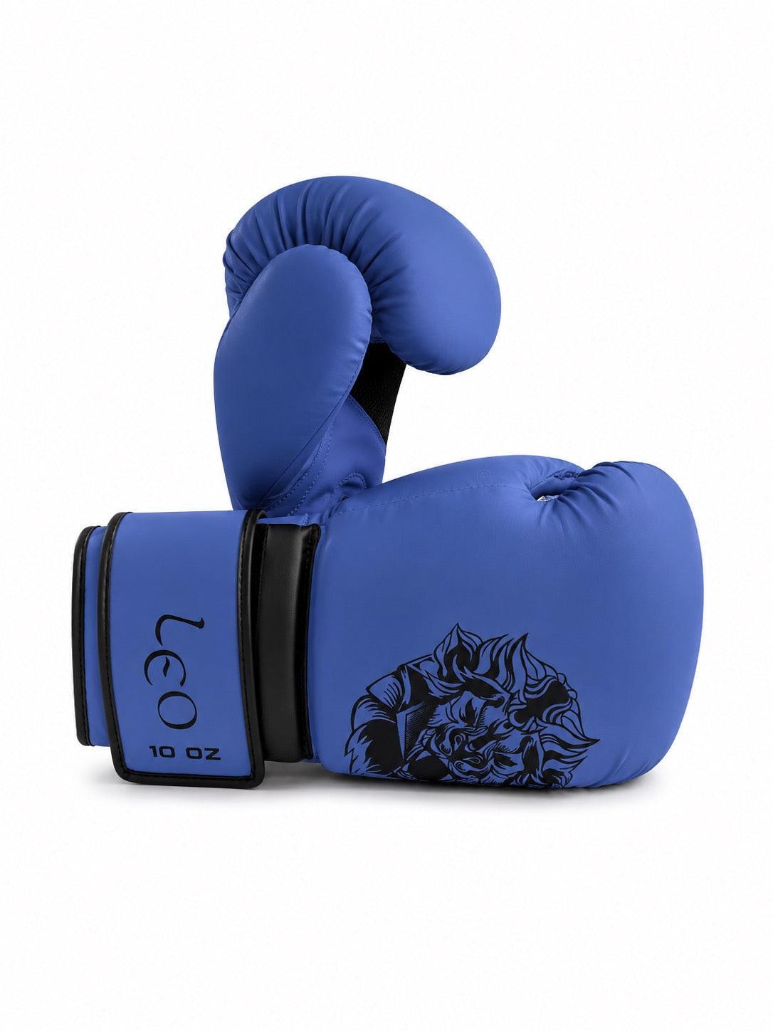Leo bokshandschoenen blauw voor boksen en kickboksen