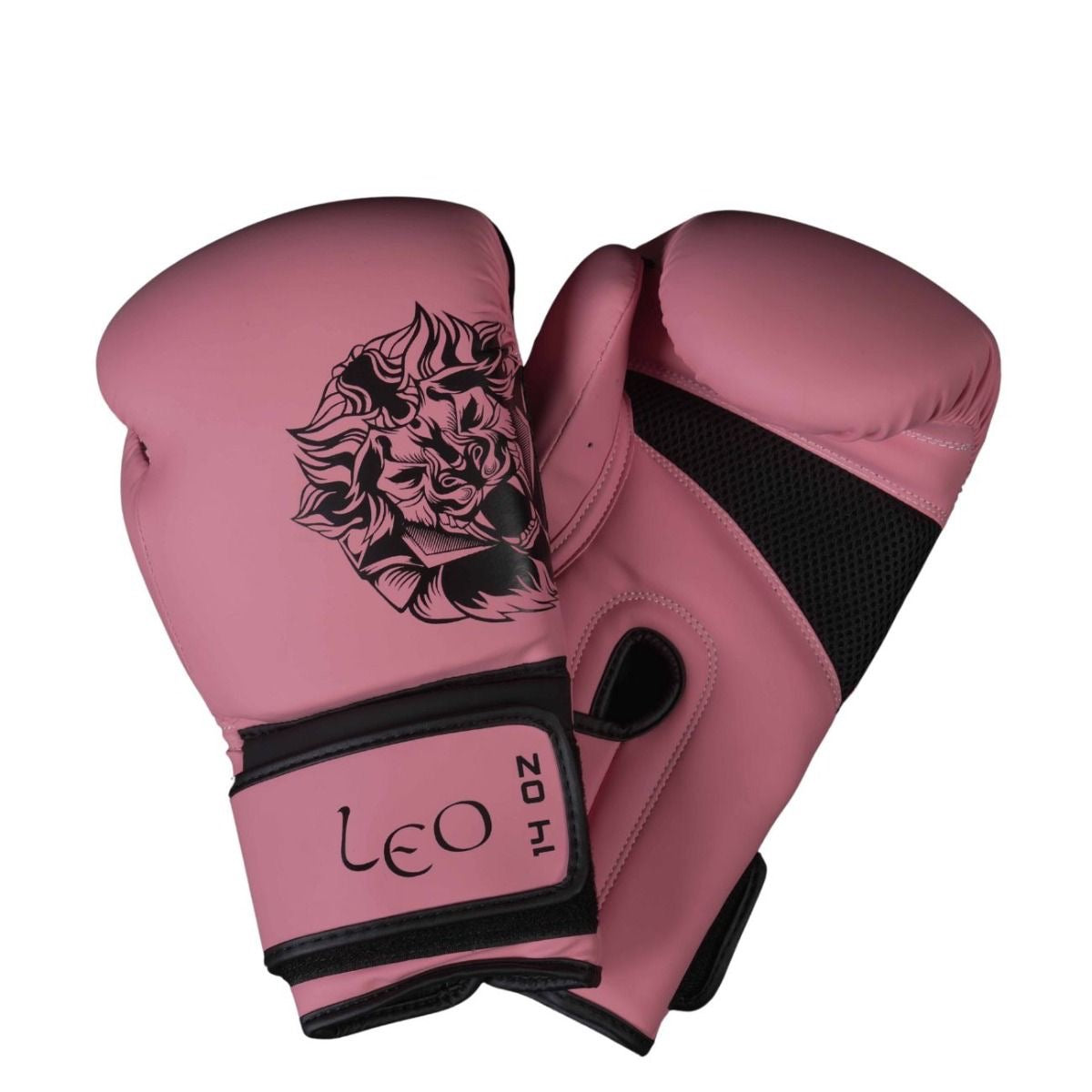 Leo bokshandschoenen roze voor boksen en kickboksen