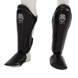 Leo Premium Leather ERGO Shin Instep – Black