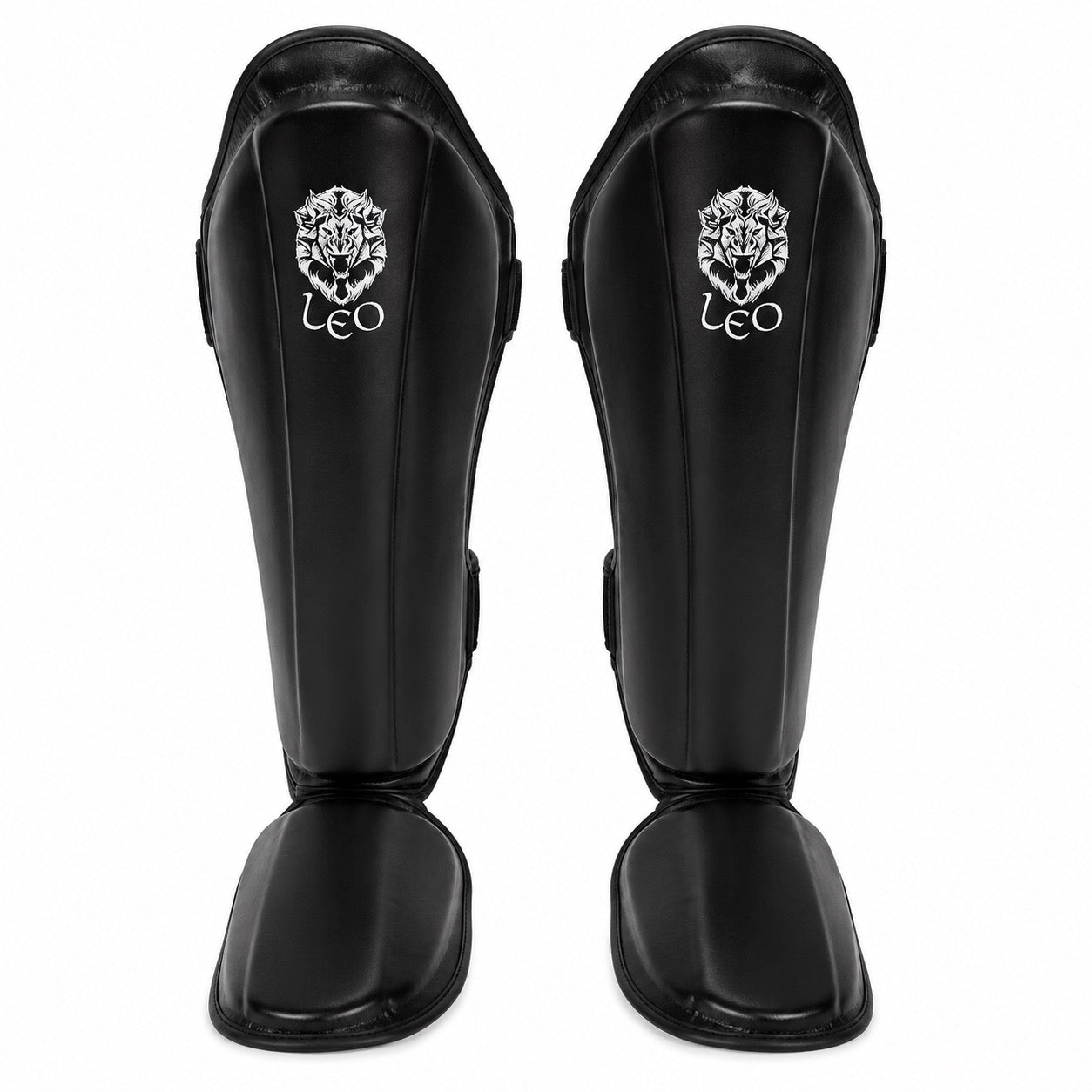 Leo Premium Leather ERGO Shin Instep – Black