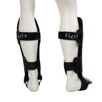 Leo ERGO Shin Instep scheenbeschermer - Zwart