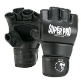 Zwarte mma handschoenen in de kleur zwart