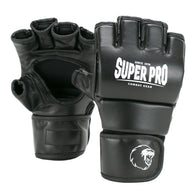 Zwarte mma handschoenen in de kleur zwart