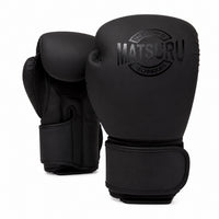 Matsuru bokshandschoen mat zwart voor boksen en kickboksen