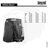 Zwarte mma shorts van superpro