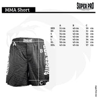 Zwarte mma shorts van superpro