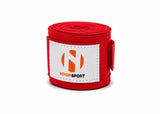 Nihon bandages voor boksen en kickboksen 350 cm - Rood