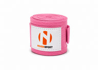 Nihon bandages voor boksen en kickboksen 350cm- roze