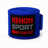 Nihon Sport Boksbandages Blauw 3,5 en 4,5 Meter