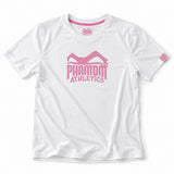 Wit shirt van Phantom met roze voor kickboksen