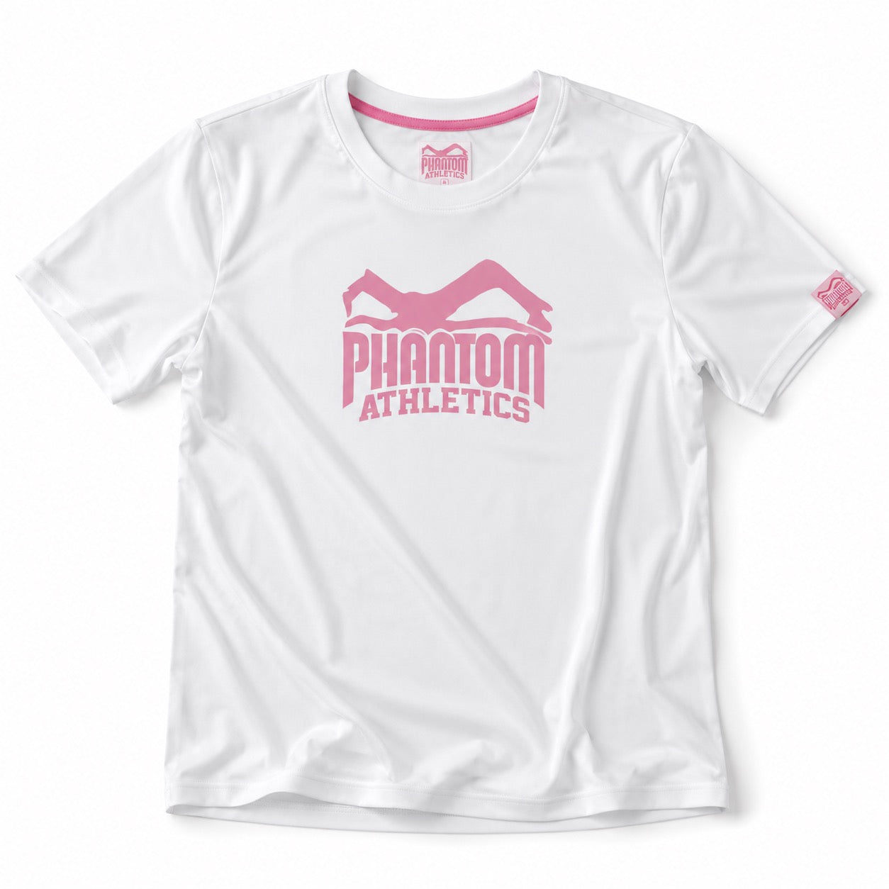 Wit shirt van Phantom met roze voor kickboksen