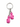 roze sleutelhanger bokshandschoen