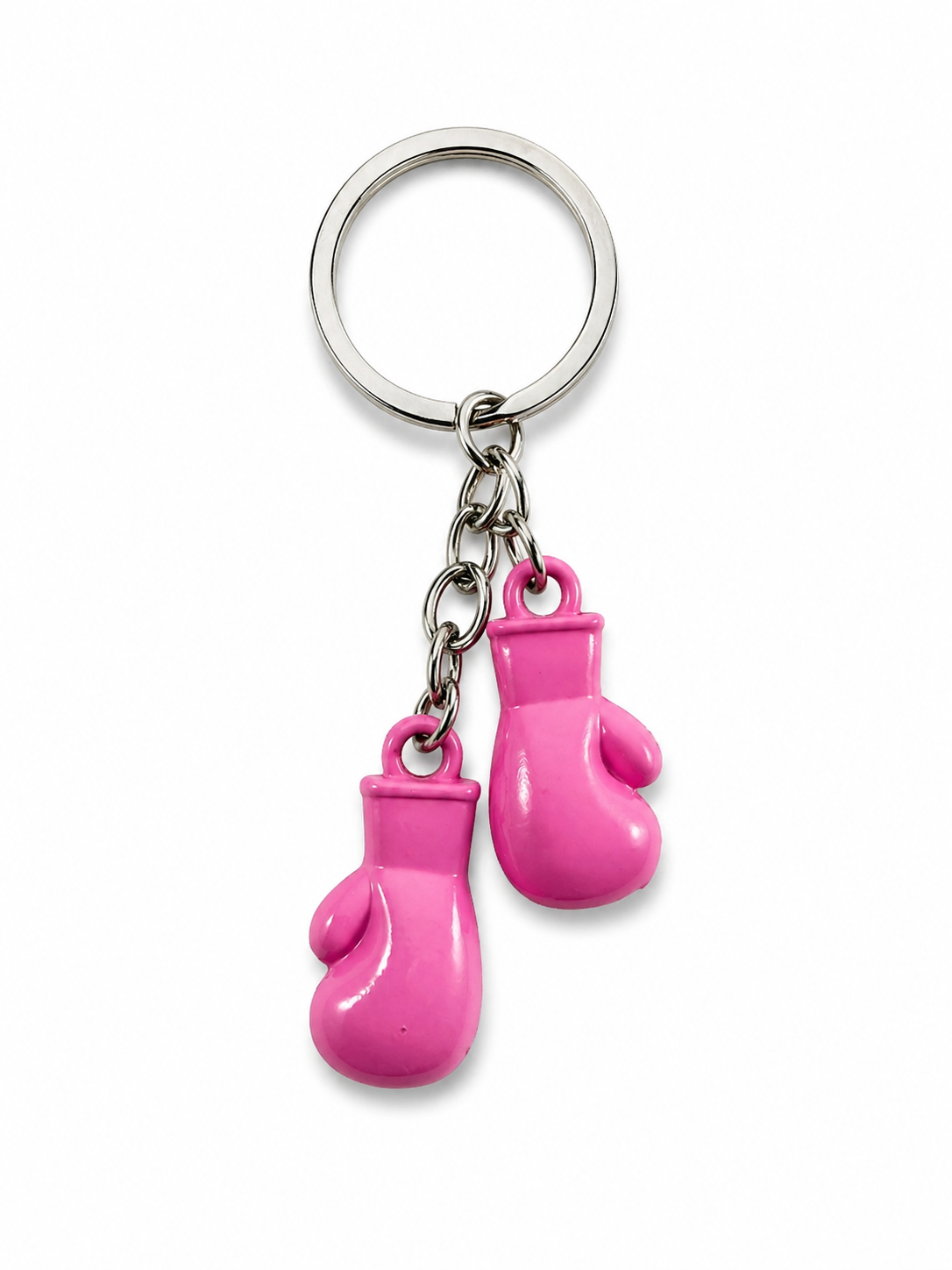 roze sleutelhanger bokshandschoen