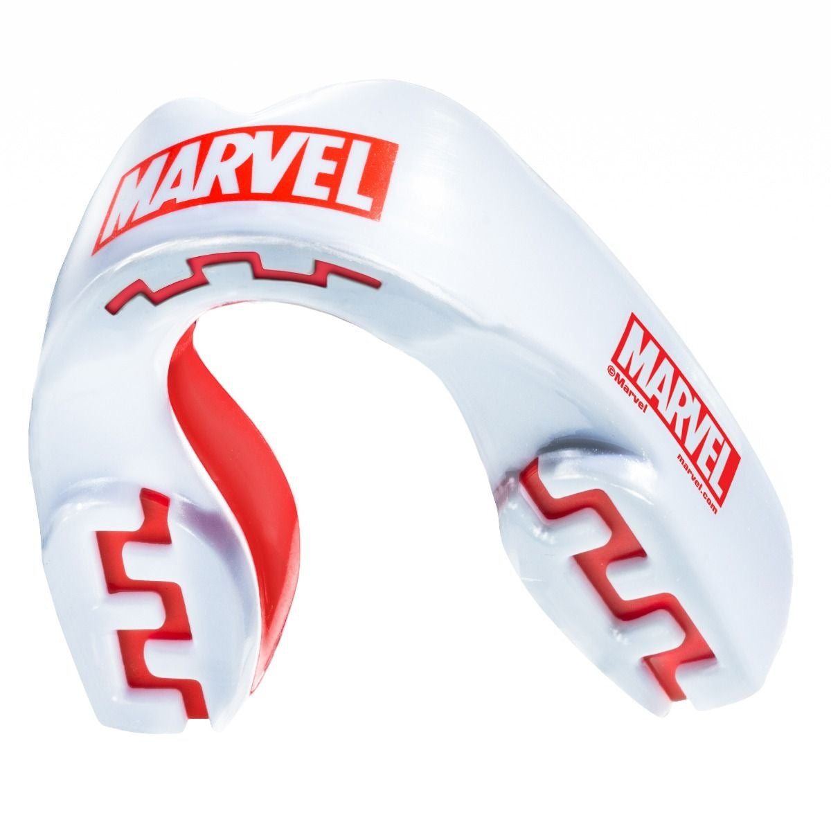 Safejawz Marvel Logo Gebitsbeschermer Wit/Rood
