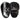 Sting Armalite Focus Mitts Zwart/Zilver