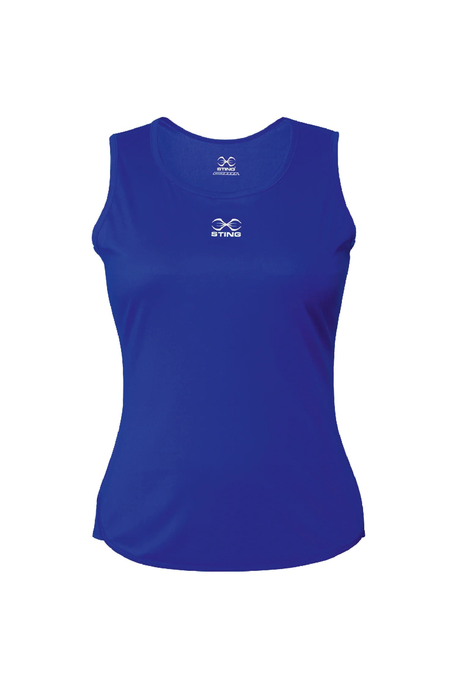 STING BOKS T-SHIRT WEDSTRIJD DAMES - BLAUW