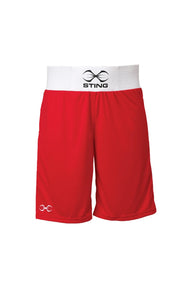 sting wedstrijdbroek boksen rood