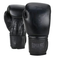 Super Pro Combat Gear Lederen Legend Kickbokshandschoenen