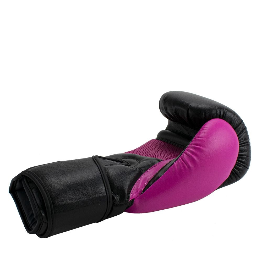 Superpro bokshandschoenen in de kleuren zwart en roze