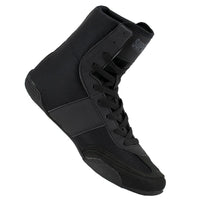 Schoenen voor het boksen in het zwart van Superpro