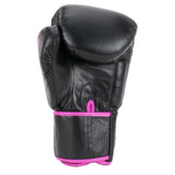 Leren bokshandschoenen van Superpro roze