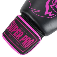 Bokshandschoenen van Superpro in het roze van leer