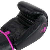 Roze bokshandschoenen van leer superpro