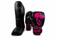 Roze bokshandschoenen van Superpro leer
