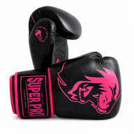Roze bokshandschoenen van Superpro leer