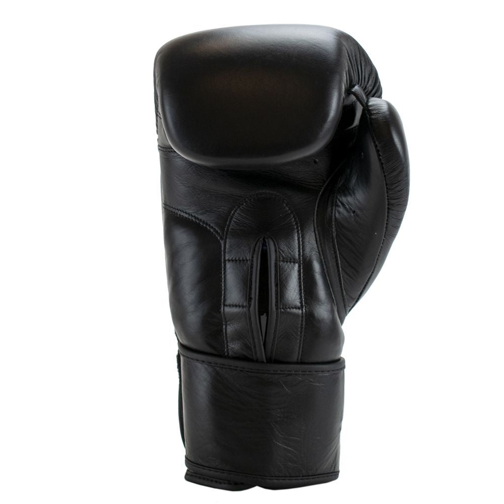 Superpro bokshandschoenen zwart leer