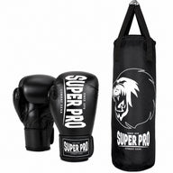 Super Pro Combat Gear Bokszakset met Bokshandschoenen - Zwart