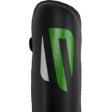 SUPER PRO COMBAT GEAR SCHEENBESCHERMERS NO MERCY, ZWART - GROEN - ZILVER