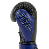 Superpro bokshandschoenen voor kinderen blauw en zwart voor boksen en kickboksen