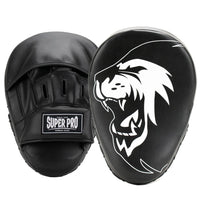  Super Pro Combat Gear Handpads Curved PU Zwart/Wit