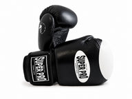 Superpro bokshandschoenen zwart voor boksen en kickboksen