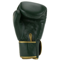 Superpro Warrior bokshandschoenen voor boksen en kickboksen in de kleuren goud en groen