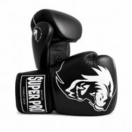 Superpro bokshandschoenen voor kickboksen en boksen in de kleuren zwart en wit
