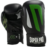 Super Pro Combat Gear No Mercy Bundel – Handschoenen & Scheenbeschermers 12 oz