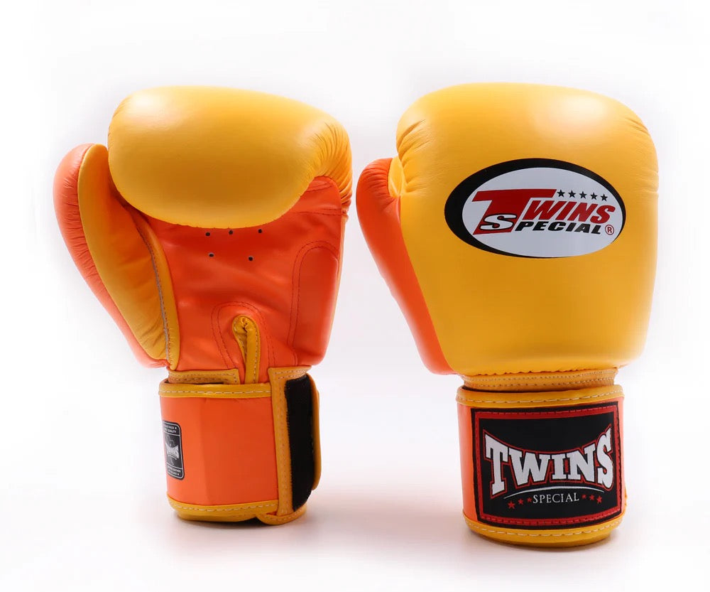 twins special bokshandschoenen oranje voor boksen en kickboksen