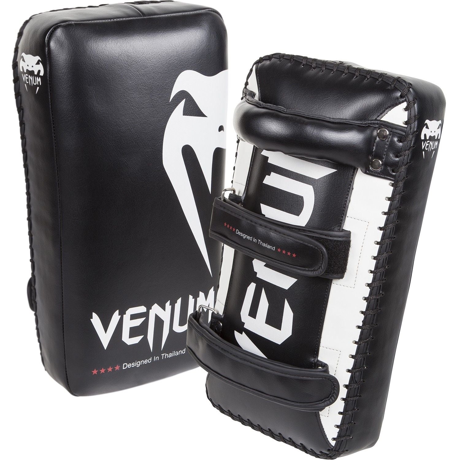 Venum Giant Kickbokspads Pads Zwart/Wit | Professionele Armpads