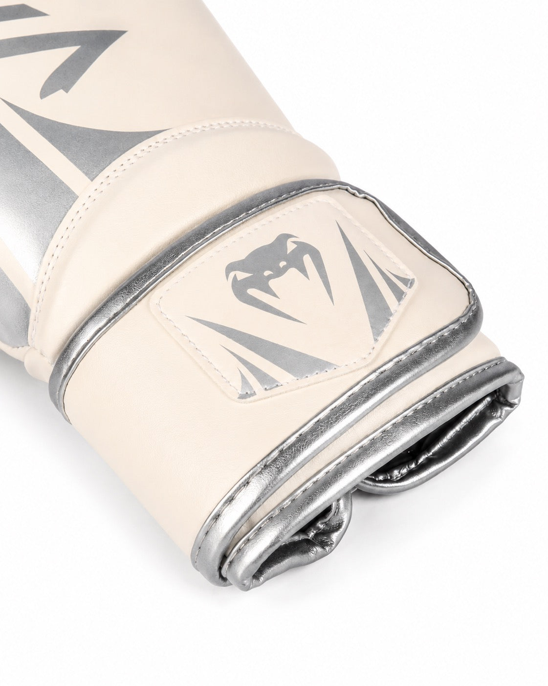 Venum bokshandschoenen wit en zilver